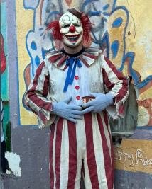Horror-Inspired Clown In A Cornfield Jumpsuit For Men & Women