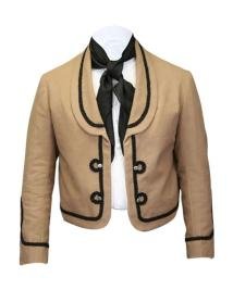 Classic Brown Cowboy Riding Coat  Vaquero Style