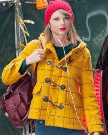 Women’s Yellow Toggle Coat Taylor Swift Paddington Bear Outfit