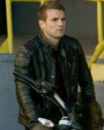 Jim Street S.W.A.T. Black Leather Jacket  Tactical TV-Inspired Style