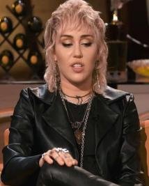 Miley Cyrus Hart To Heart Short Body Jacket Stylish Women’s Leather Outerwear