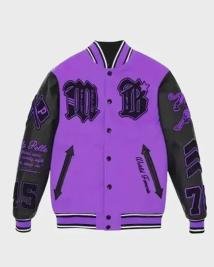 Pelle Pelle Purple Varsity Unisax Jacket