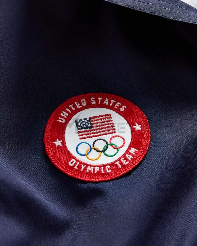 2022 Olympics Closing Ceremony Team USA Navy Blue and White Jacket - image 7
