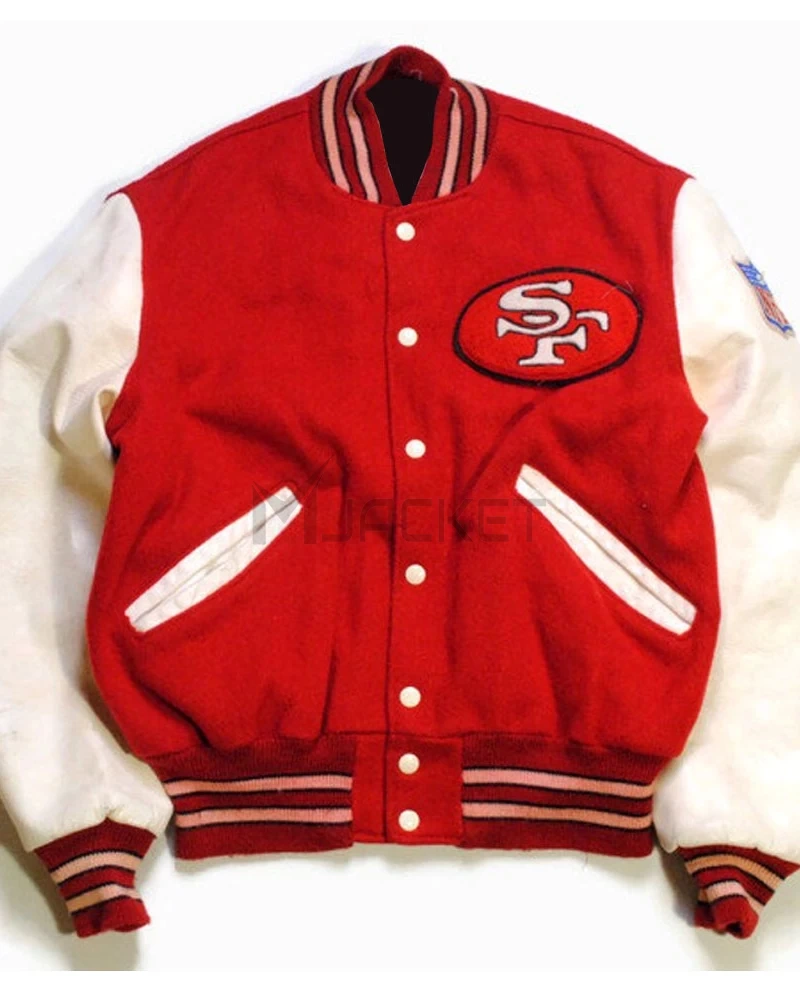 49ers SF Super Bowl Varsity Jacket - image 1