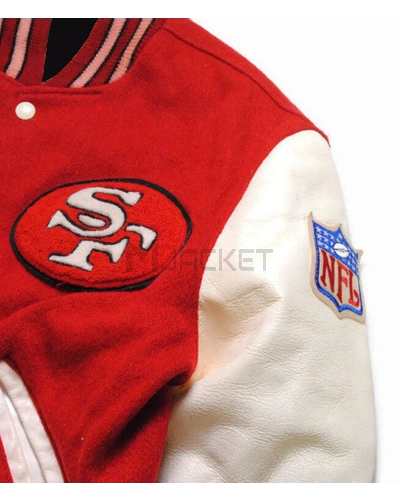 49ers SF Super Bowl Varsity Jacket - image 3