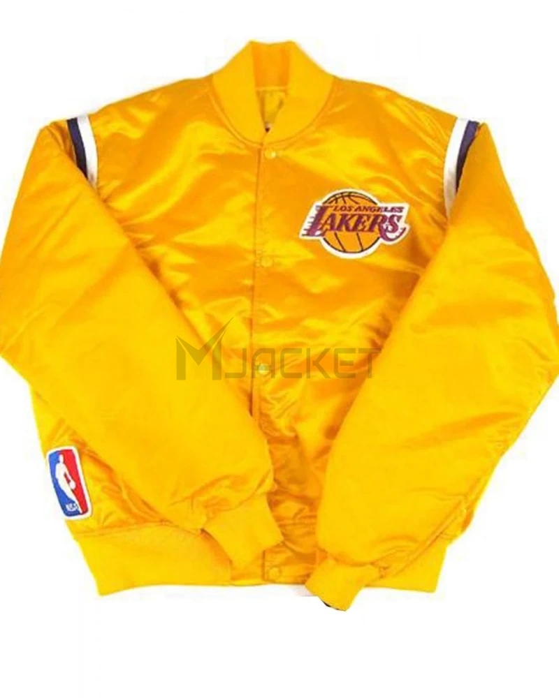 80s Lakers Los Angeles Satin Jacket - image 1