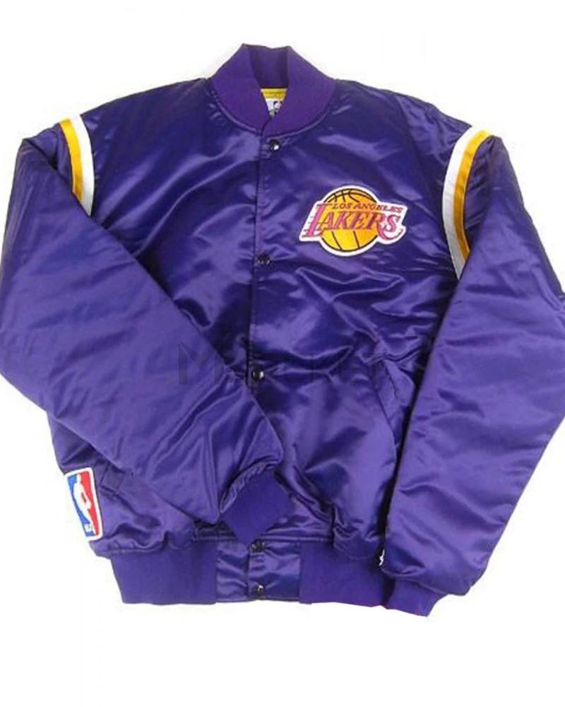 80s Lakers Los Angeles Satin Jacket - image 2