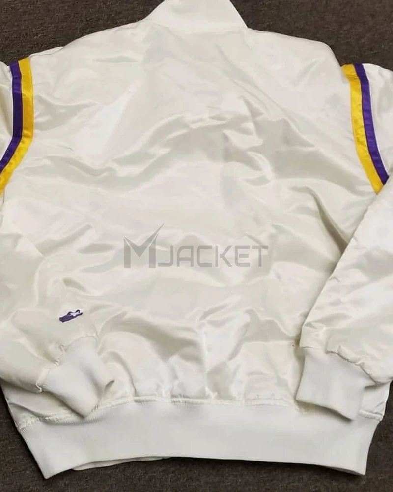 80s Lakers Los Angeles Satin Jacket - image 6