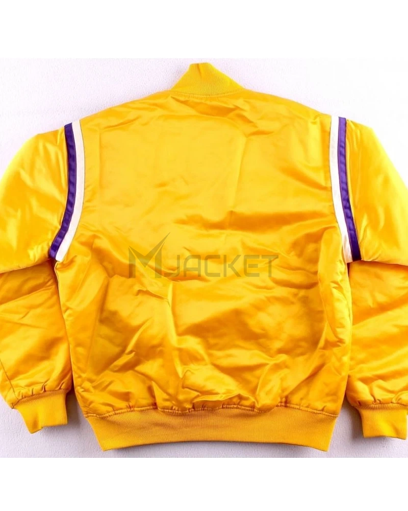 80s Lakers Los Angeles Satin Jacket - image 9