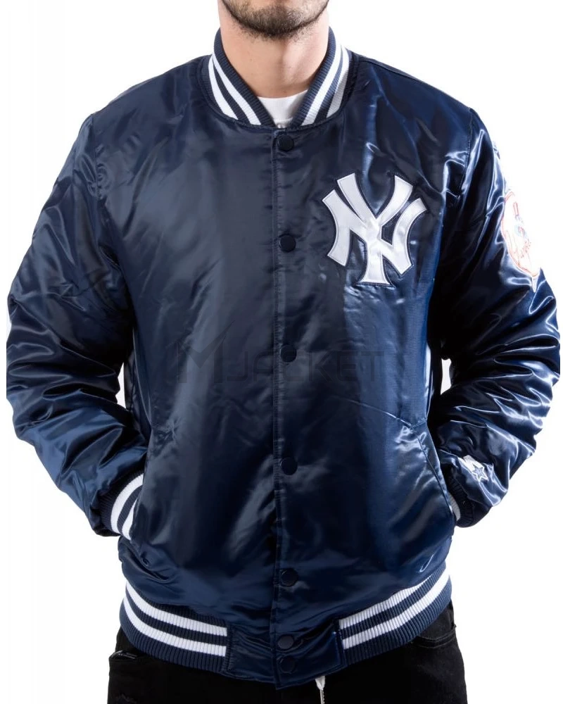 90s New York Yankees Bomber Jacket - image 4