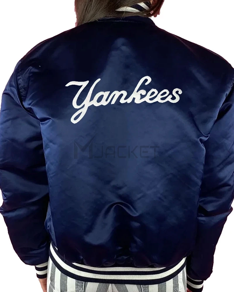 90s New York Yankees Bomber Jacket - image 8