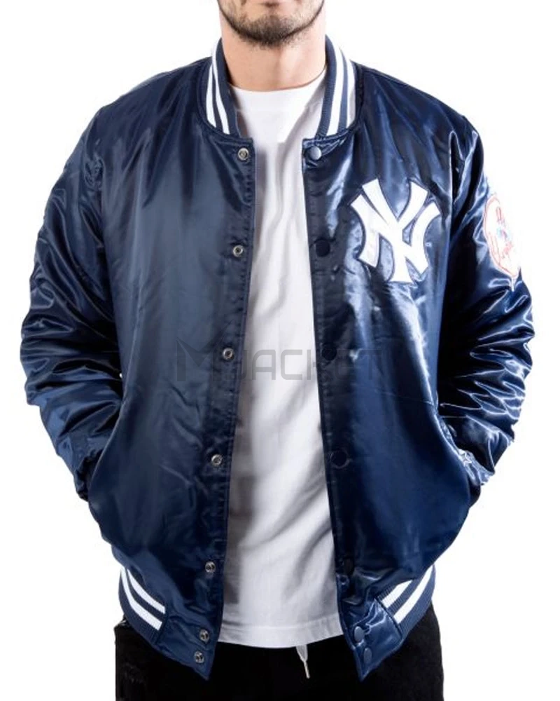 90s New York Yankees Bomber Jacket - image 9