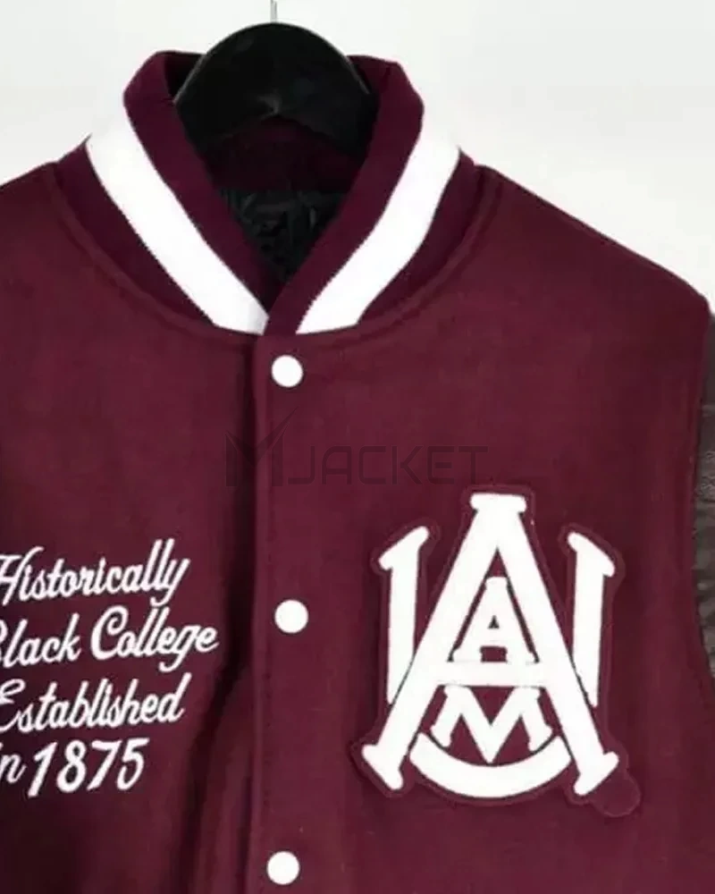 Alabama A&M University Motto 2.0 Letterman Jacket - image 3