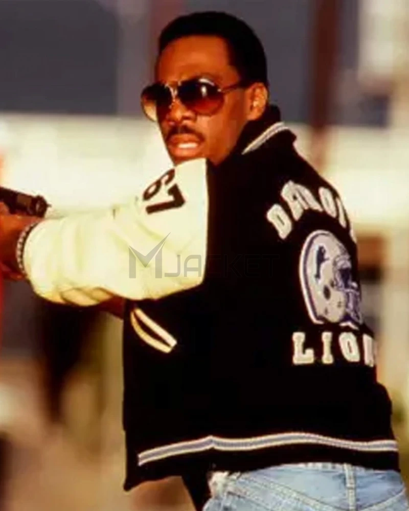 Axel Foley Beverly Hills Cop Letterman Jacket - image 8