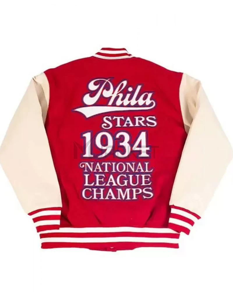 Baseball Philadelphia Stars 1934 Red Varsity Jacket - image 2