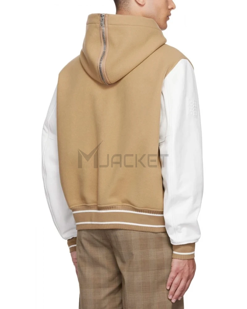 Beige Givenchy Wool/Leather Jacket - image 4