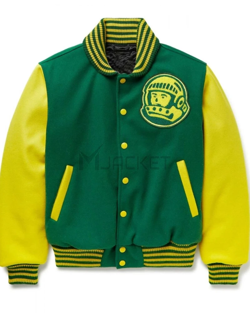 Billionaire Boys Club Appliquéd Felt Varsity Jacket - image 1