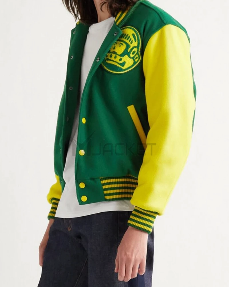 Billionaire Boys Club Appliquéd Felt Varsity Jacket - image 3