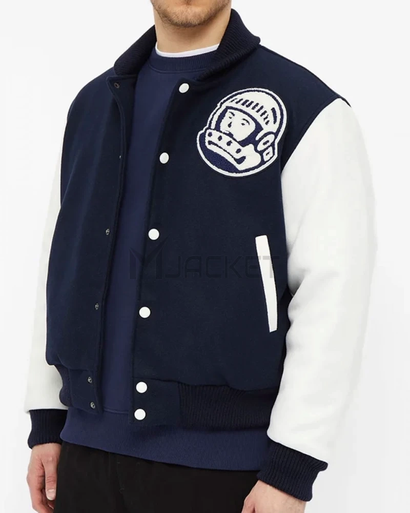 Billionaire Boys Club Appliquéd Felt Varsity Jacket - image 4