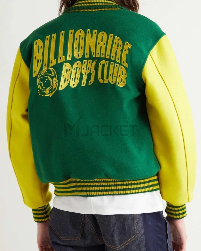 Billionaire Boys Club Appliquéd Felt Varsity Jacket - image 5