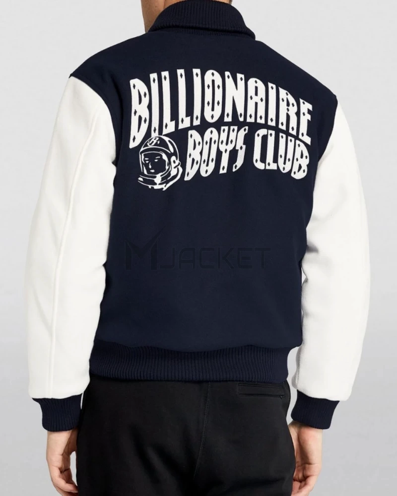 Billionaire Boys Club Astro Bomber Blue and White Jacket - image 2
