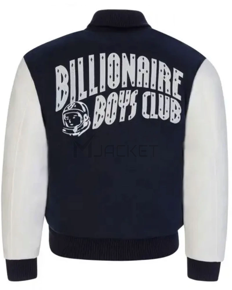 Billionaire Boys Club Astro Bomber Blue and White Jacket - image 4
