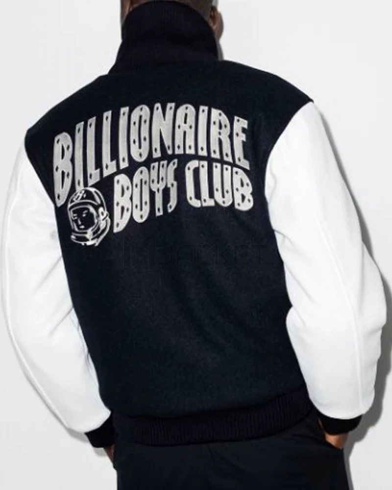 Billionaire Boys Club Astro Bomber Blue and White Jacket - image 7