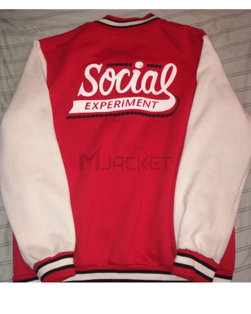 Chance The Rapper Sunday Candy Varsity Red Jacket - image 6