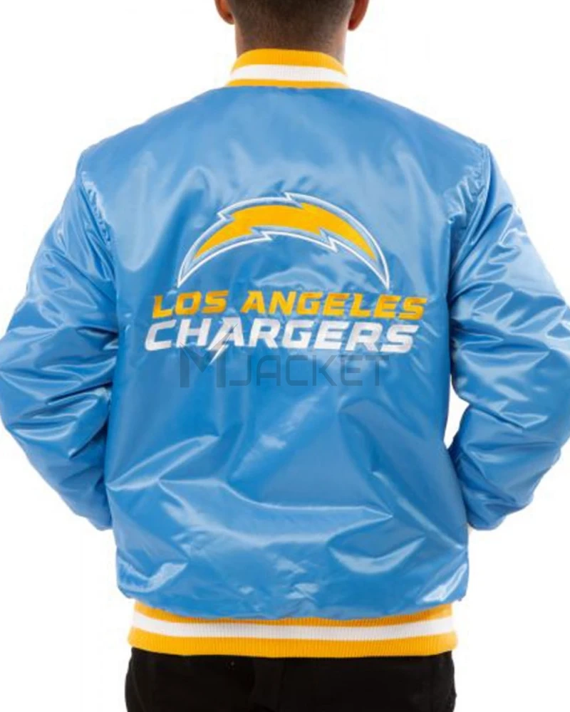 Chargers LA Bomber Blue/White Jacket - image 3