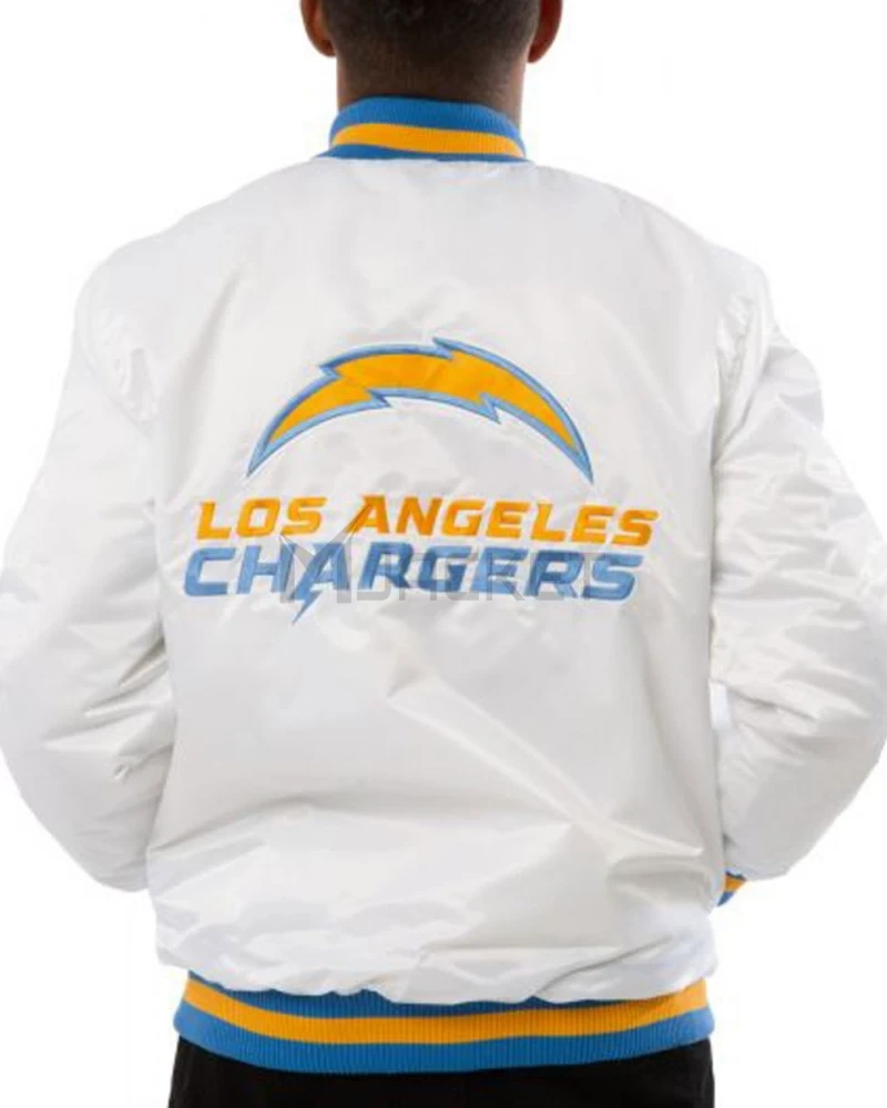 Chargers LA Bomber Blue/White Jacket - image 6