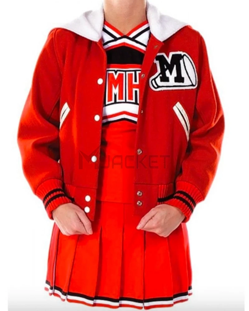 Cheerios Brittany Pierce Glee Varsity Jacket - image 4