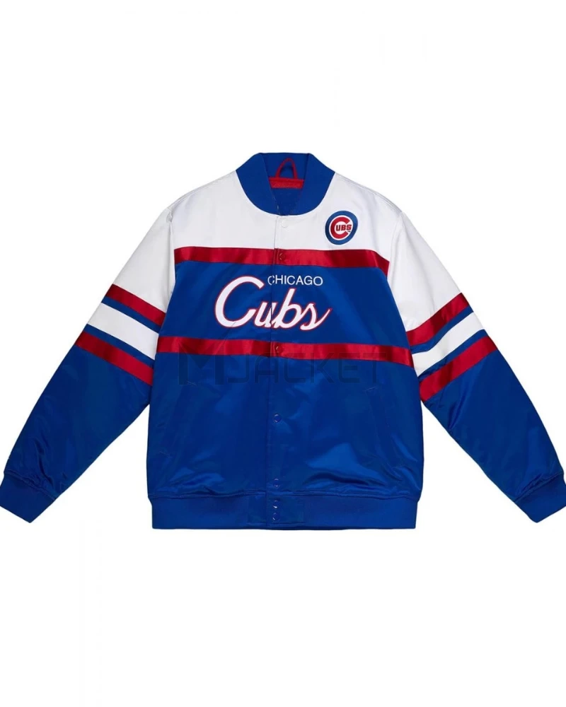 Chicago Cubs Special Script Heavyweight Satin Jacket - image 1