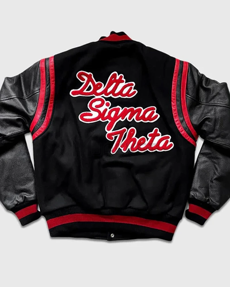 Delta Sigma Theta Letterman Jacket - image 3
