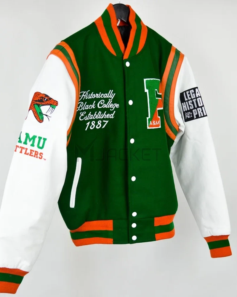 Florida A&M University Motto 2.0 Letterman Jacket - image 5