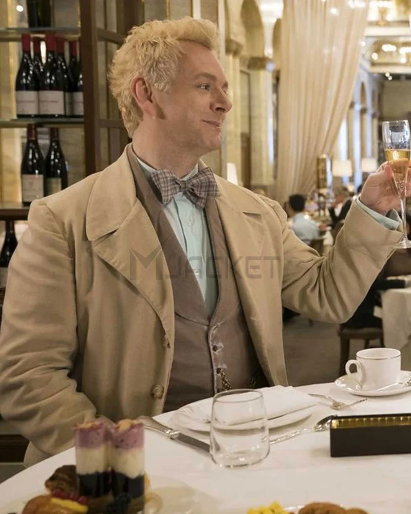 Good Omens Michael Sheen Cotton Coat - image 12
