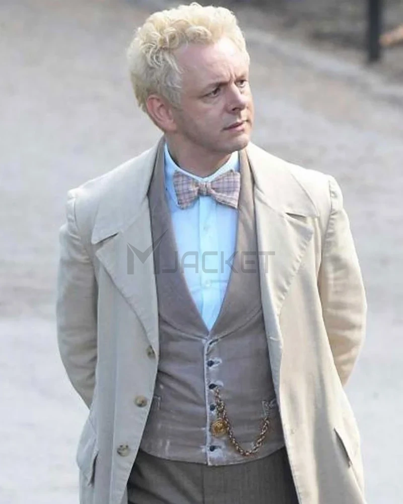 Good Omens Michael Sheen Cotton Coat - image 6