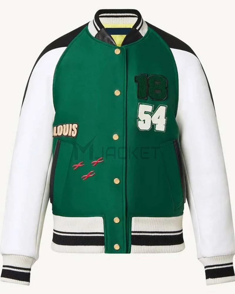 LV Dawn Staley Letterman Patch Jacket - image 1