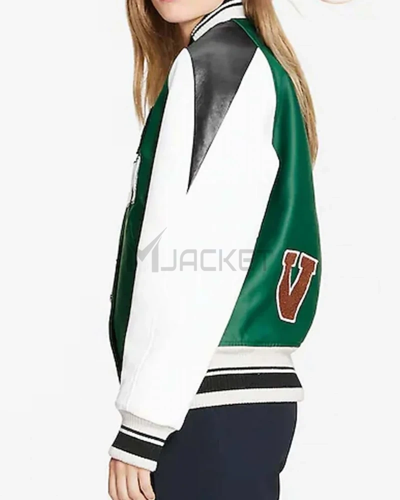 LV Dawn Staley Letterman Patch Jacket - image 6