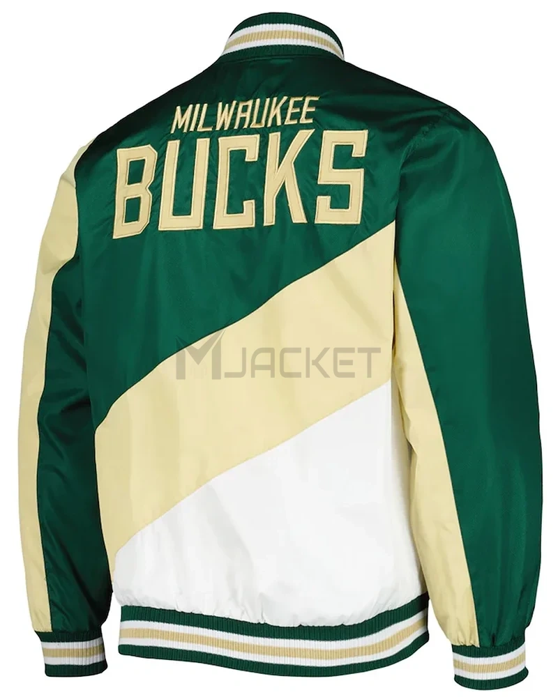 Milwaukee Bucks Hunter Green Ripstop Nylon Jacket - image 2