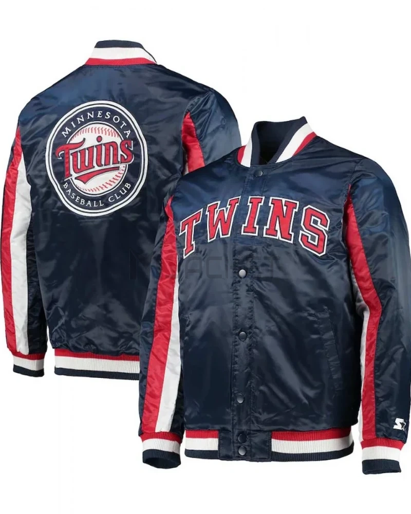 Minnesota Twins The Ace Navy Blue Full-Snap Jacket - image 3
