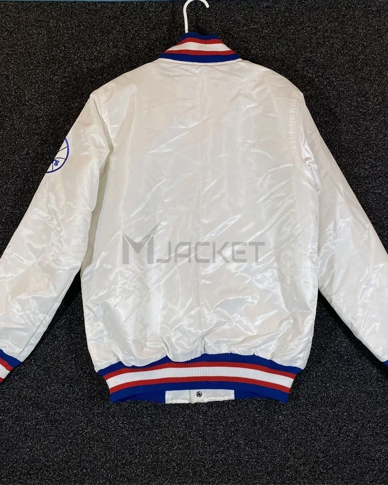 Philadelphia 76ers NBA Tough Season Satin Jacket - image 6
