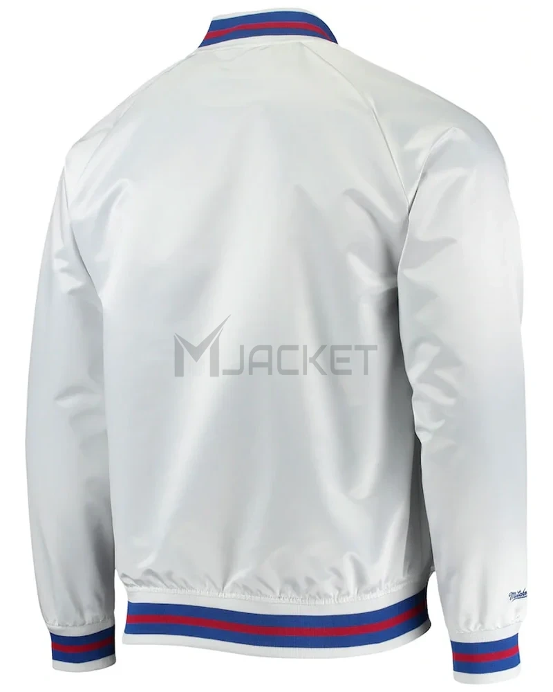 Philadelphia 76ers Sixers Satin Full-Snap Jacket - image 6