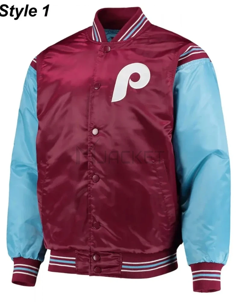 Philadelphia Phillies Satin Jacket - image 1