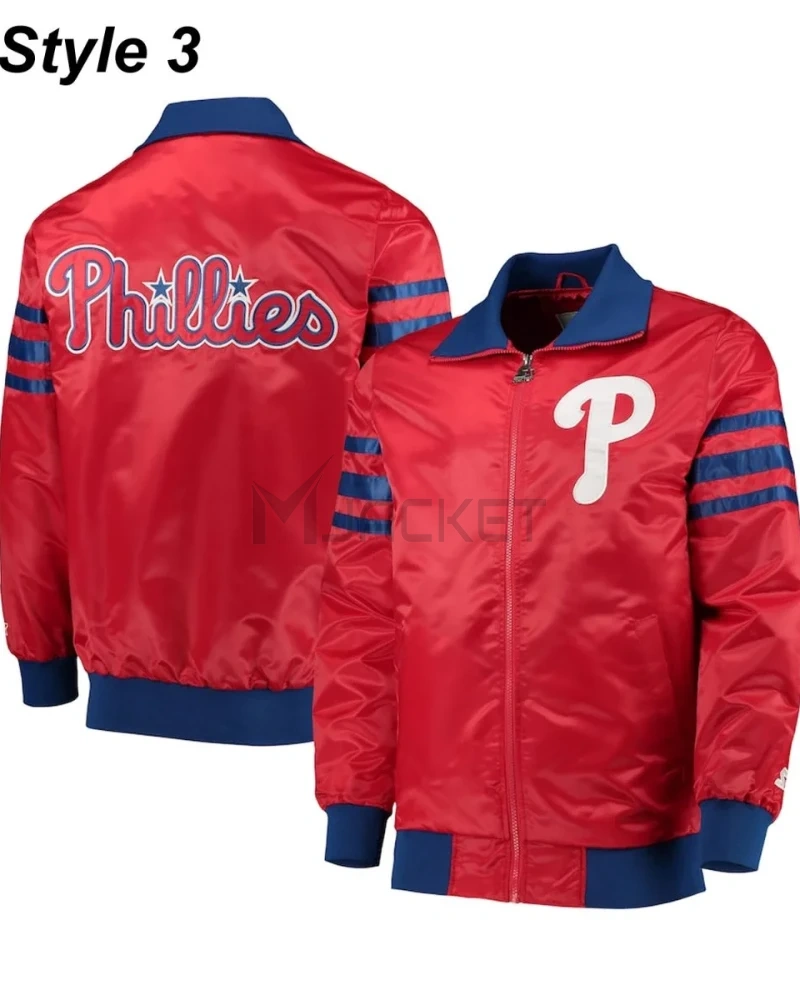 Philadelphia Phillies Satin Jacket - image 10