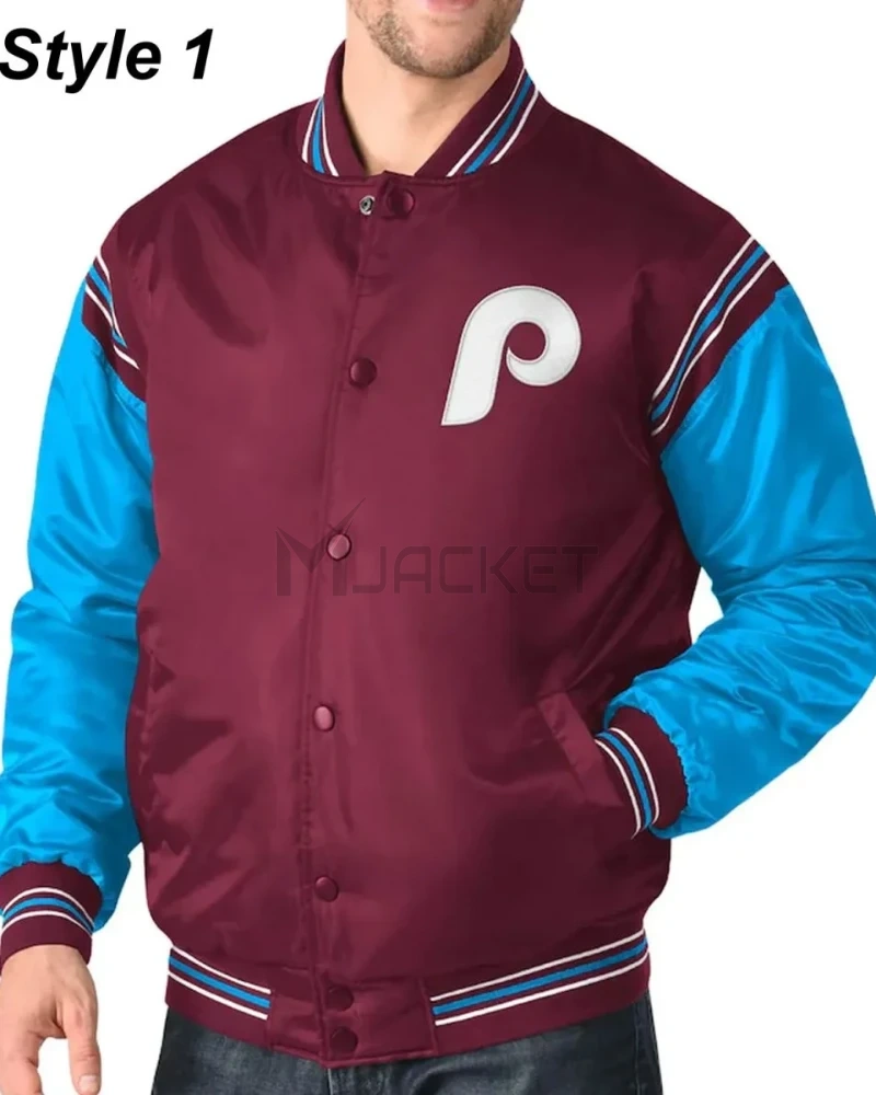 Philadelphia Phillies Satin Jacket - image 11