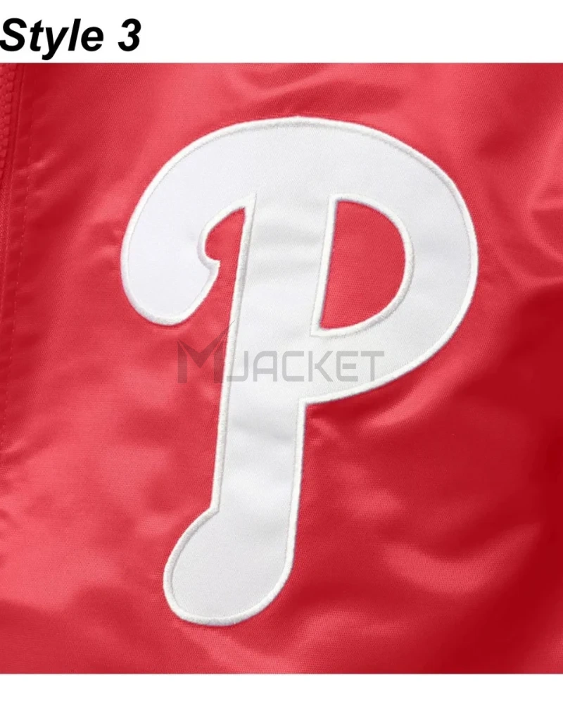 Philadelphia Phillies Satin Jacket - image 12