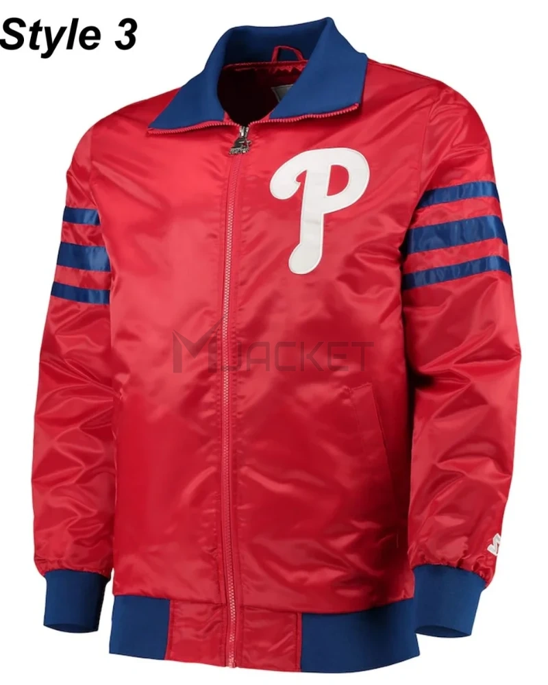 Philadelphia Phillies Satin Jacket - image 3