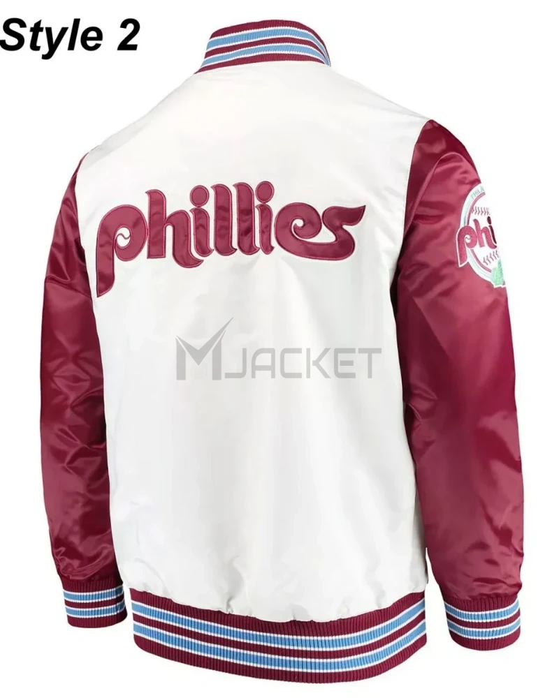 Philadelphia Phillies Satin Jacket - image 5