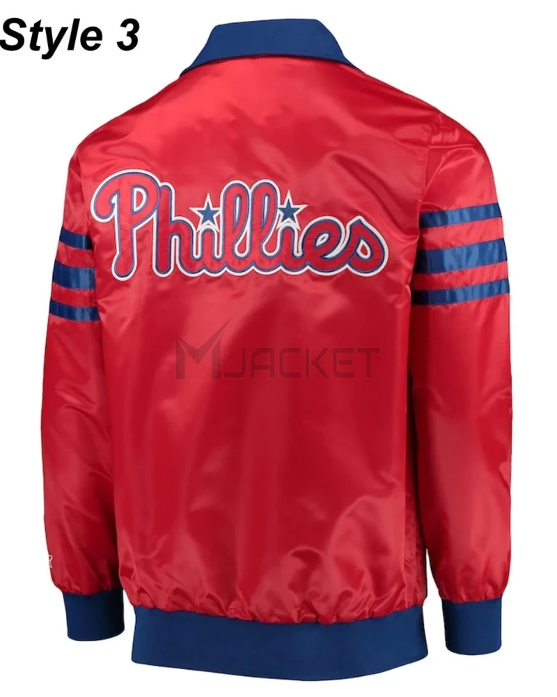 Philadelphia Phillies Satin Jacket - image 6