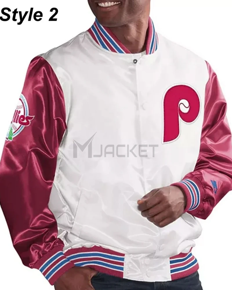 Philadelphia Phillies Satin Jacket - image 7